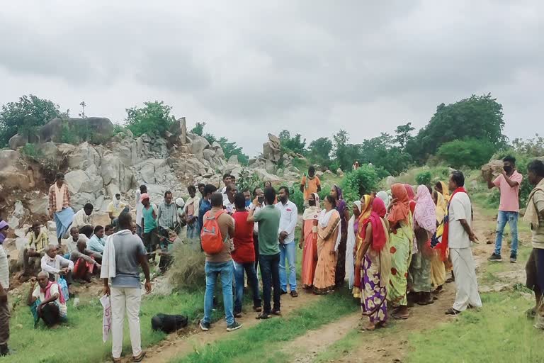 stone quarry protest