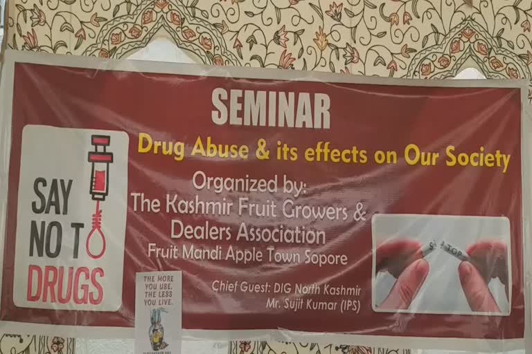 anti drug program in fruit market sopore