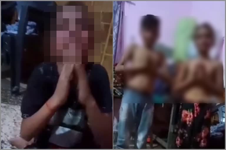 Video viral Mother beat sister and brother