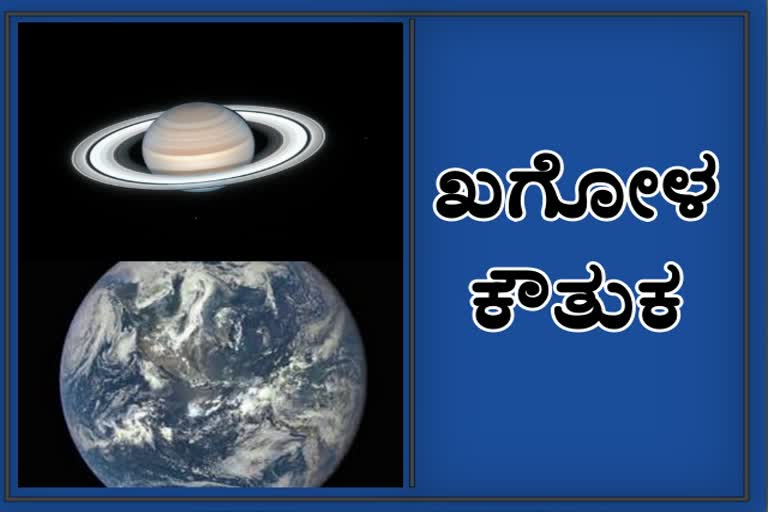 Saturn & Earth