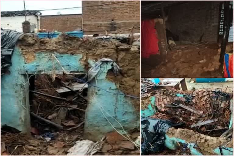 house collapse due to heavy
