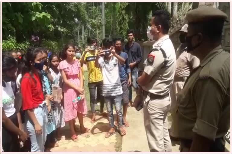 STUDENT PROTEST AT CHAIGAON