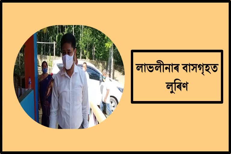 lurinjyoti gogoi visited to lovlina borgohain home