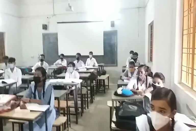 students in class