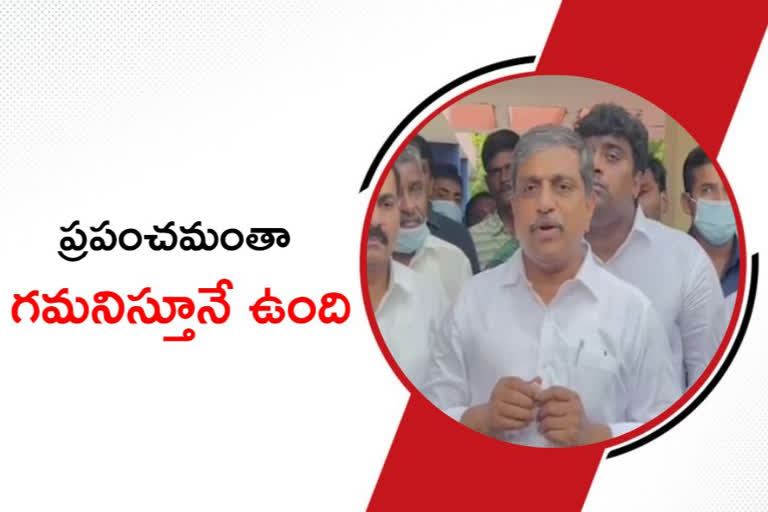 YCP Sajjala comments  on Krishna water dispute