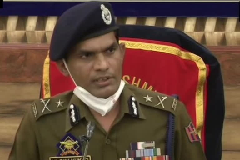 Inspector General of Police (IGP) Kashmir Vijay Kumar