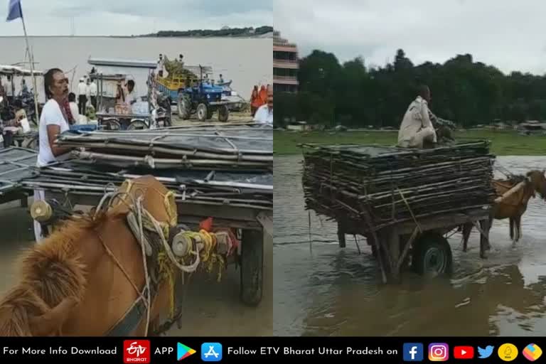 प्रयागराज में गंगा-यमुना नदी का जलस्तर बढ़ा