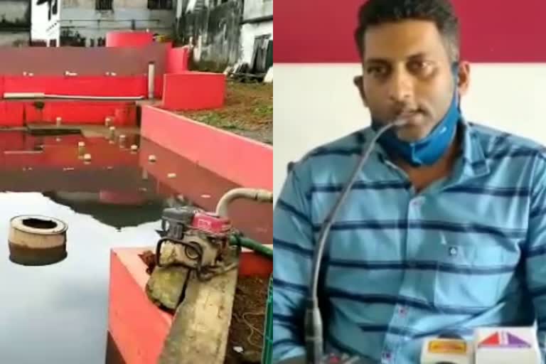 sewage plant valve opening incident as per the instructions of the youth league leader  sewage plant valve opening incident  sewage plant valve opening case  youth league leader PK Subair  youth league leader  PK Subair  മലിനജല പ്ലാന്‍റ് വാൾവ് തുറന്ന സംഭവം  മലിനജല പ്ലാന്‍റ് വാൾവ്  മലിനജല ട്രീറ്റ്‌മെന്‍റ് പ്ലാന്‍റ് കേസ്  യൂത്ത് ലീഗ് നേതാവിന്‍റെ ഒത്താശയോടെയെന്ന് ആരോപണം  യൂത്ത് ലീഗ്  യൂത്ത് ലീഗ് നേതാവ്  പി.കെ. സുബൈർ  പി.കെ. സുബൈറിനെതിരെ ആരോപണം  തളിപ്പറമ്പ്  തളിപ്പറമ്പ് വാർത്ത  സാജിദ് കായപ്പുരയിൽ  സാജീദ് കായപ്പുരയിൽ