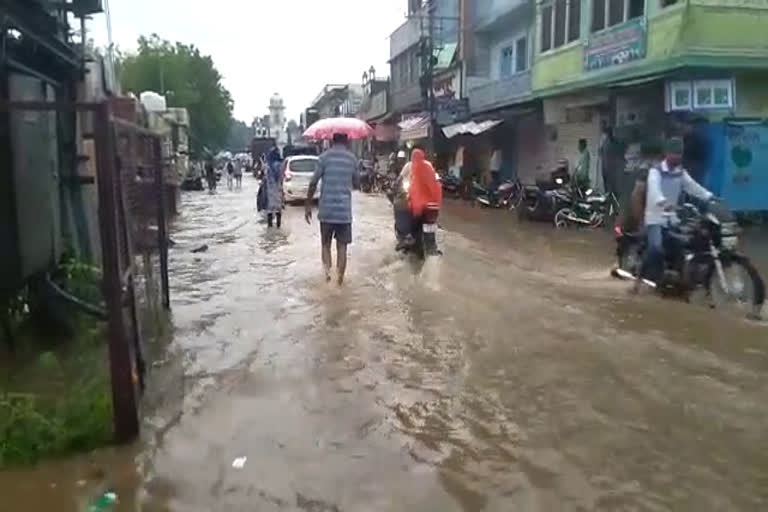 टोंक में बारिश,  जलभराव समस्या,  जिला मुख्यालय टोंक,  टोंक समाचार,  rain in tonk,  water logging,  District Headquarter Tonk,  tonk news