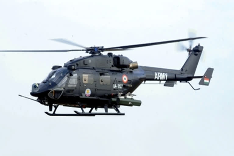 File Photo of a Indian Dhruv helicopter