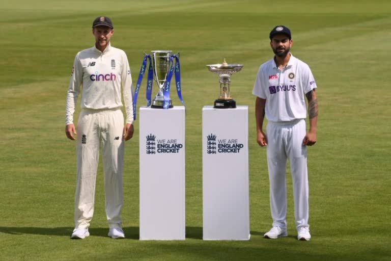 england won the toss and choose to bat first in first test match against india