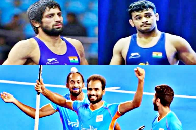 Tokyo Olympics on August 5  Tokyo Olympics 2020  expected to medal  रवि दहिया  गोल्ड की उम्मीद  कांस्य पदक  दीपक पूनिया  हॉकी टीम  टोक्यो ओलंपिक 2020  भारतीय पुरुष हॉकी टीम  Indian Mens Hockey Team