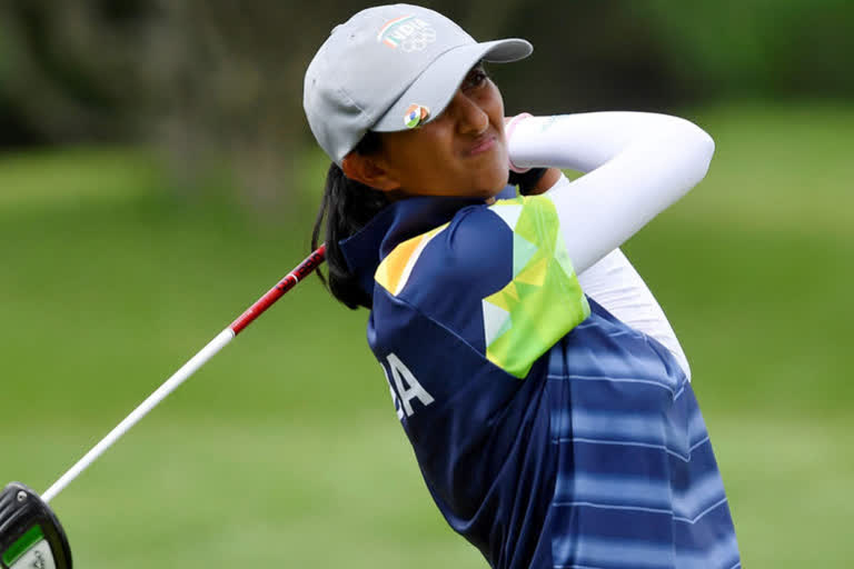 tokyo-olympics-2020- Indian professional golfer aditi ashok in-contention-for-medal