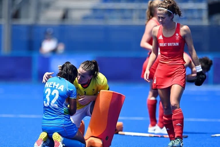 tokyo olympic 2020: Indian women's hockey players break into tears after losing against Great Britain