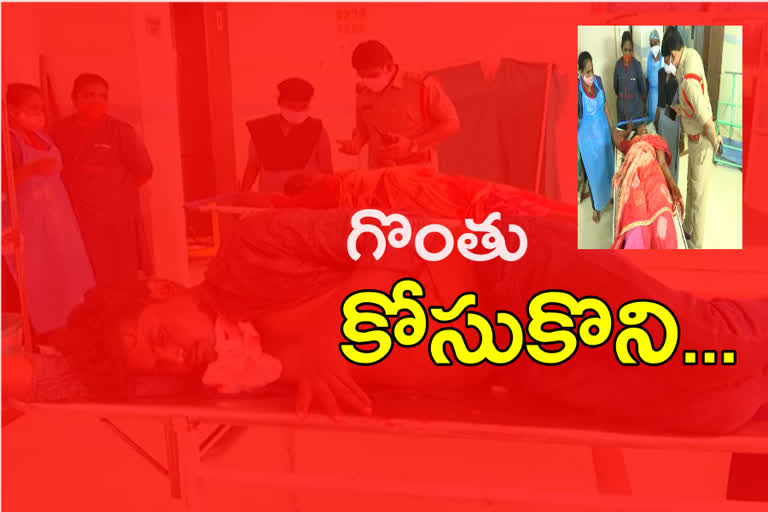 suicide attempt in hotel at Guntur