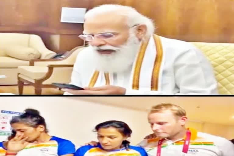 Tokyo Olympics 2020: PM narendra Modi calls up Indian Women's hockey team after match with Britain