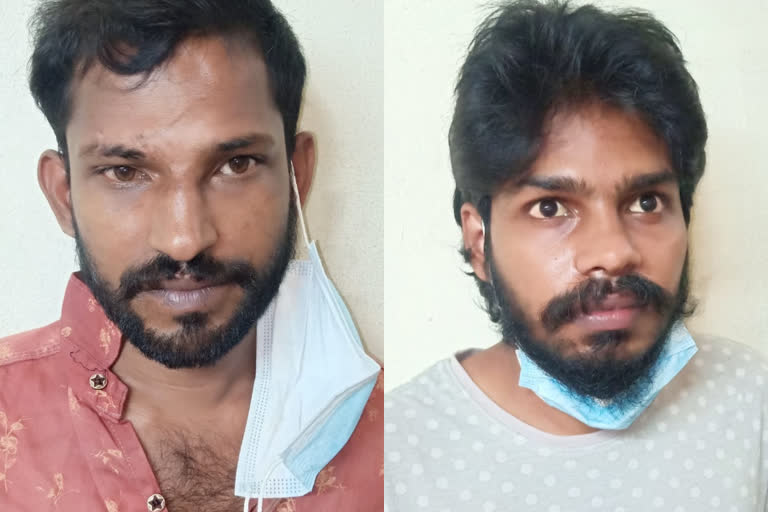 Makkarapparambu temple  Makkarapparambu temple robbery  Makkarapparambu temple robbery news  ക്ഷേത്രമോഷ്ഠാക്കളെ പിടികൂടി  മക്കരപ്പറമ്പ് ക്ഷേത്രം  മക്കരപ്പറമ്പ് ക്ഷേത്ര കവര്‍ച്ച  മക്കരപ്പറമ്പ് ക്ഷേത്ര കവര്‍ച്ച് വാര്‍ത്ത