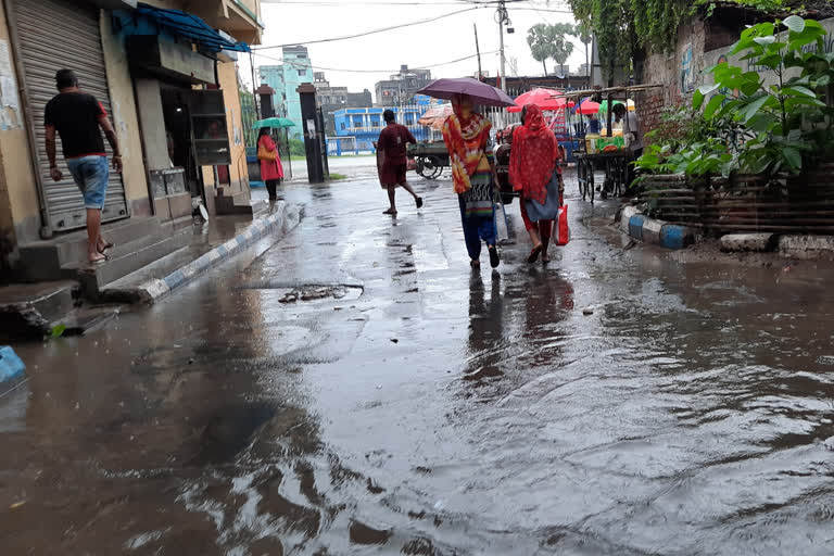 heavy raining continue last 24 hours in west bengal