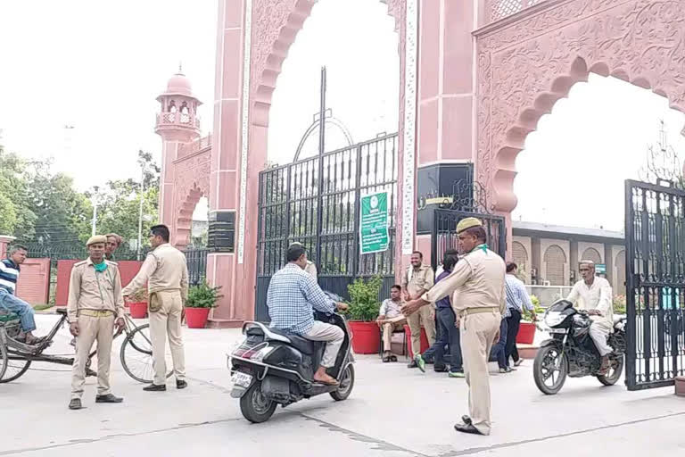 security increase at aligarh muslim university