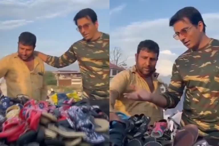 sonu sood surprises street hawker in srinagar