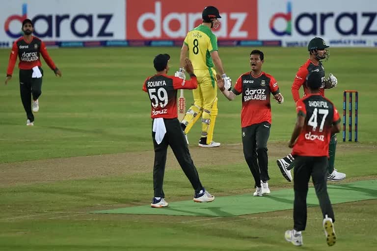 Bangladesh beat Australia in T20 series  ഓസ്ട്രേലിയക്കെതിരായ ടി20 പരമ്പര തൂത്തുവാരി ബംഗ്ലാദേശ്  ഓസ്ട്രേലിയക്കെതിരായ ടി20 പരമ്പര  ബംഗ്ലാദേശിന് വിജയം  ടി20 പരമ്പര ബംഗ്ലാദേശിന് വിജയം  ബംഗ്ലാദേശിന് ചരിത്ര വിജയം