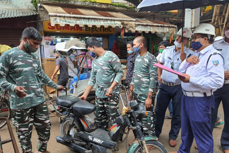 campaign against illegal parking in ranchi