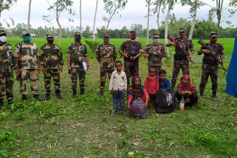 BSF Detained five Bangladeshi nationals