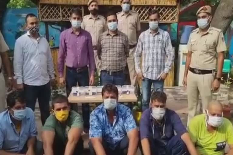 karol bagh police arrested five irani gang thugs from madhya pradesh