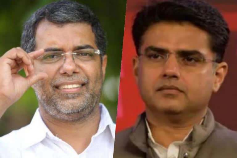 BJP vice president Abdullakutty says Sachin Pilot may join party in future  BJP national vice president A P Abdullakutty  Congress' Sachin Pilot  Chief Minister Ashok Gehlot  എ.പി അബ്‌ദുള്ളക്കുട്ടി  സച്ചിൻ പൈലറ്റ്  BJP vice president Abdullakutty  സച്ചിൻ പൈലറ്റ് ബിജെപിയിലേക്ക്  അബ്‌ദുള്ളക്കുട്ടി മാധ്യമങ്ങളോട്