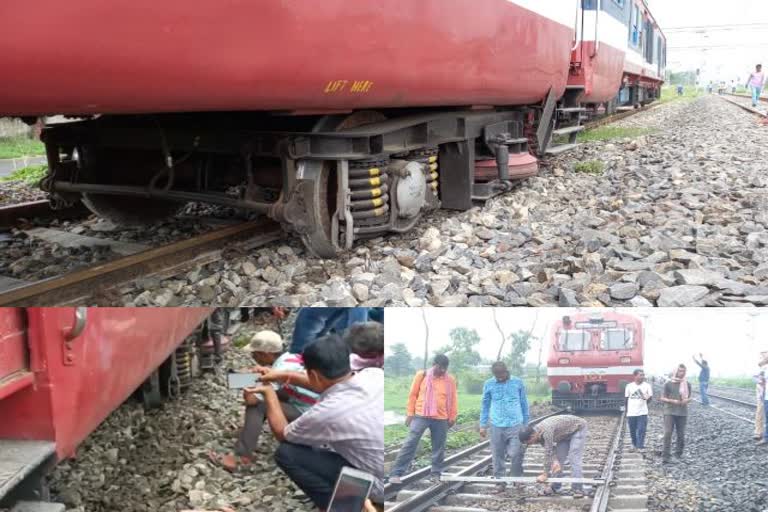 Demo train derails in West Champaran