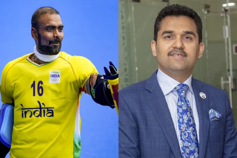 dr shamsheer vayalil  pr sreejesh  indian hockey team goal keeper  ഡോ.ഷംഷീർ വയലിൽ  പിആർ ശ്രീജേഷ്