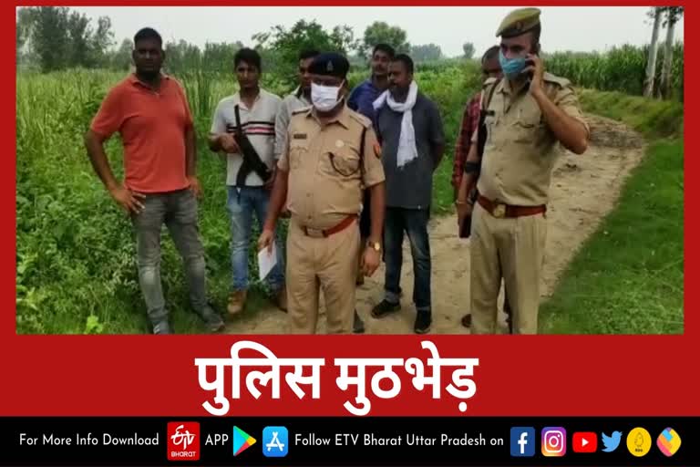 बिजनौर में पुलिस मुठभेड़