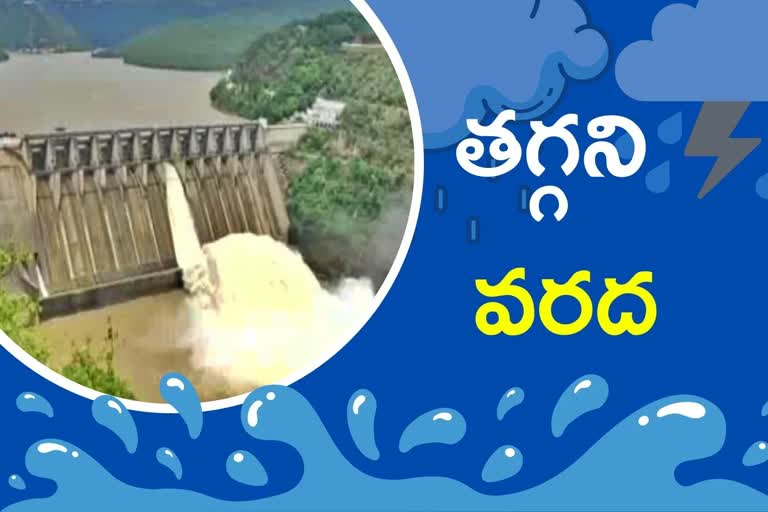 srisailam dam water flow, srisailam dam water levels