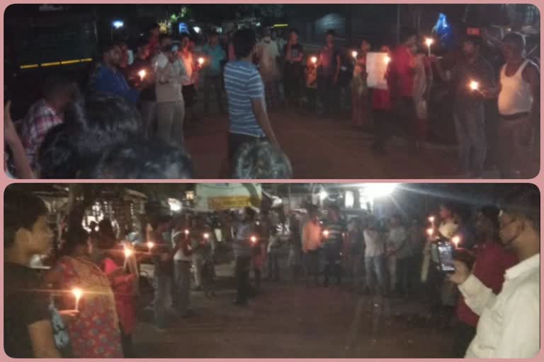 candle march in Mayapuri