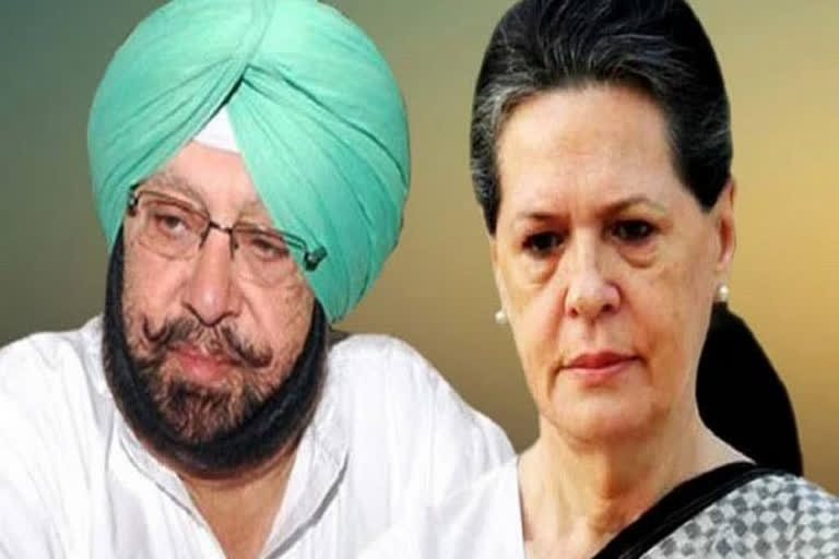 Sidhu's statements not in good taste for state govt: Capt Amarinder Singh tells Sonia Gandhi  amarinder singh's complaint against navjot sidhu before sonia gandhi  amarinder singh's complaint  Captain amarinder singh complaints about navjot singh sidhu before sonia gandhi  Captain amarinder singh  navjot singh sidhu  sonia gandhi  സോണിയയ്‌ക്ക് മുന്നിൽ അമരീന്ദറിന്‍റെ പരാതി  സർക്കാരിനെതിരായ സിദ്ദുവിന്‍റെ വിമർശനം  പഞ്ചാബ് പ്രദേശ് കോൺഗ്രസ്  നവജ്യോത് സിങ് സിദ്ദു  കോൺഗ്രസ് അധ്യക്ഷ സോണിയ ഗാന്ധി  കോൺഗ്രസ് അധ്യക്ഷ  സോണിയ ഗാന്ധി  ക്യാപ്റ്റൻ അമരീന്ദർ സിങ്  പഞ്ചാബ്  പഞ്ചാബ് കോൺഗ്രസ്  പഞ്ചാബ് സംഘർഷം  സിദ്ദു  ബിക്രം മജീദ  പഞ്ചാബ് സർക്കാർ  ഹരീഷ് റാവത്ത്