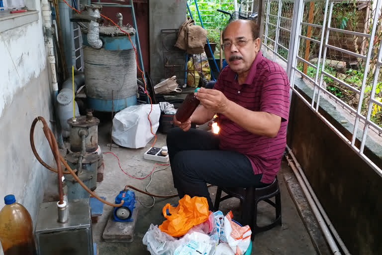 Bengal- based scientist extracts petrol and gas from plastics