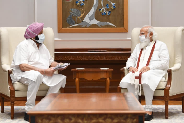 Punjab CM meets PM Modi