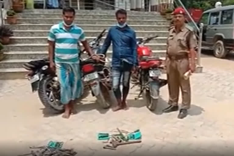 Karimganj police arrested two bike thief