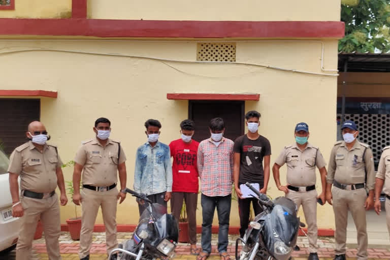 Laksar police arrested 4 accused