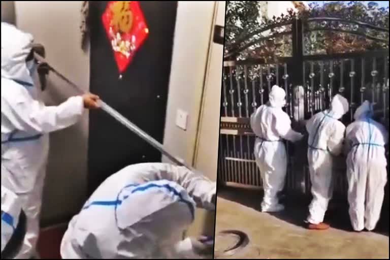 Videos Show Chinese Residents Being "Locked Up" In Homes Amid Covid Surge