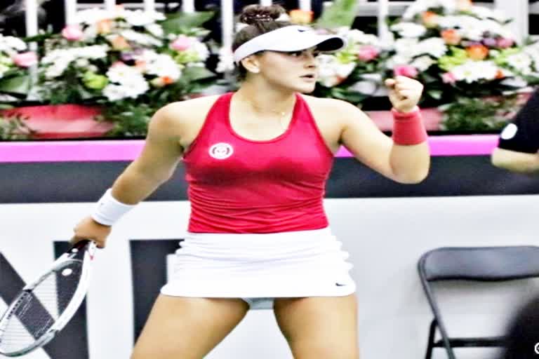 women tennis  ओन्स जाबुएर  Ons Jabuer  Ons Jabuer beat Bianca  Sports News in Hindi  खेल समाचार