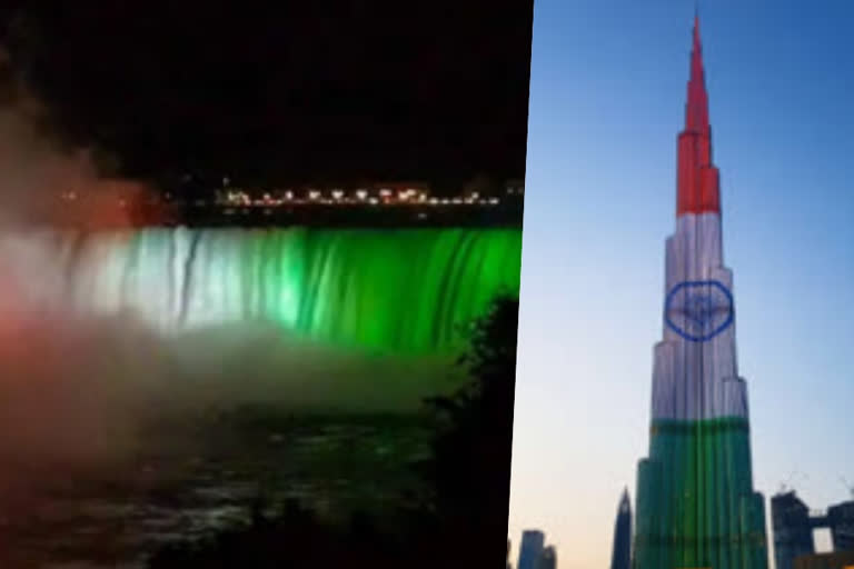 Niagra falls to Burj Khalifa to be emblazoned in Tricolour on 75th Independence Day