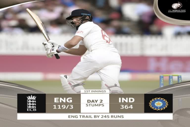 IND-ENG: Siraj takes two but Root gives England hope