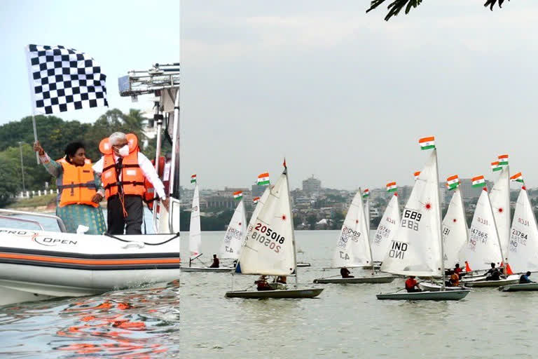 boat competition launched by governor tamilisai