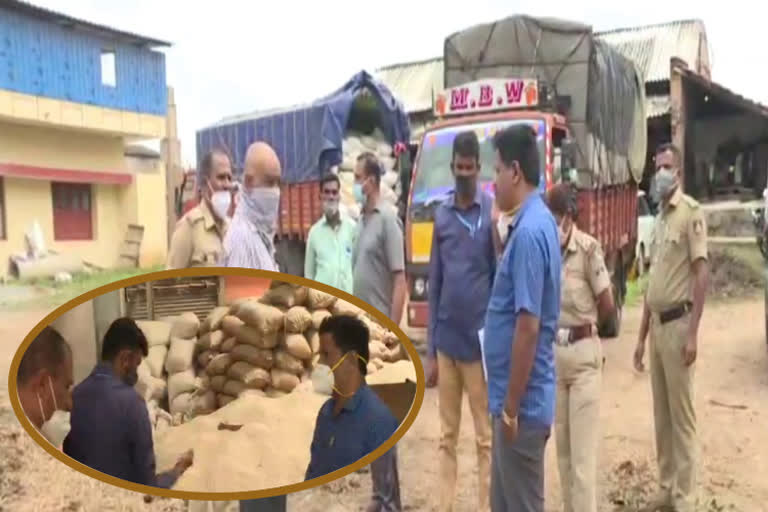 annabhagya rice illegal sale case found in mandya