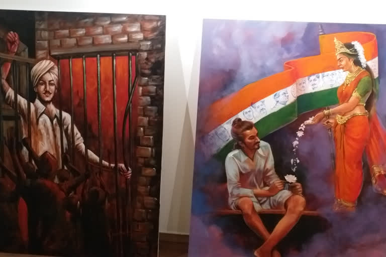 Lalit Kala Academi exhibition on the heroes of freedom