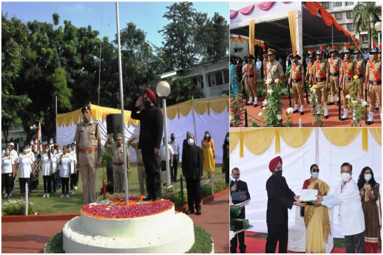 chief-secretary-ss-sandhu-hoisted-the-flag-at-secretariat