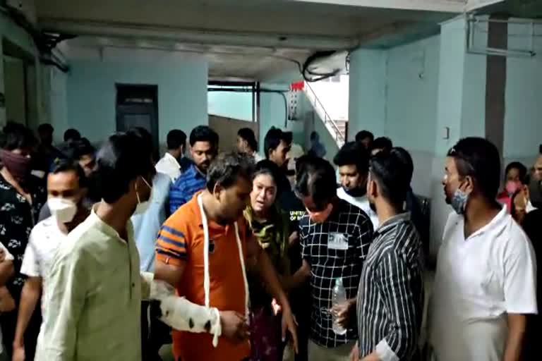 panchyat president's husband shot by miscreants at cachar ASC10043