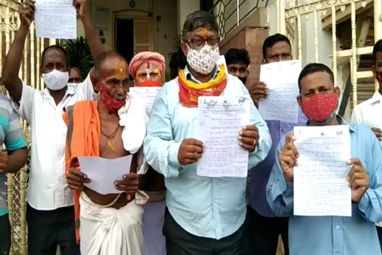 Puri sri jagannth sena sent letter to cm naveen pattnaik