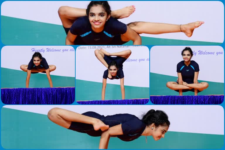 Golden Book of World Record by tanushree in yoga